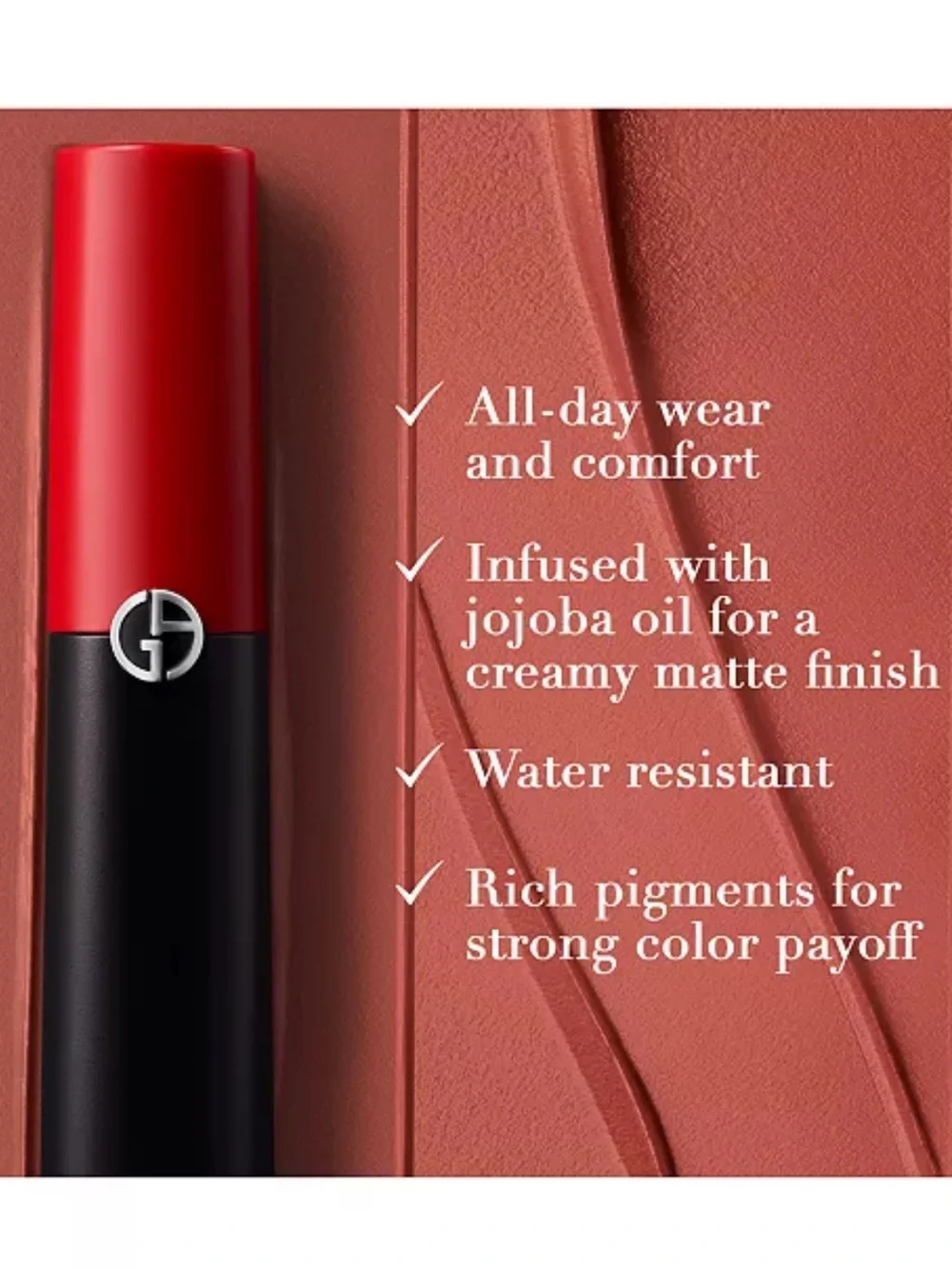 Giorgio Armani Beauty Lip Power Matte Lipstick- mini- 111